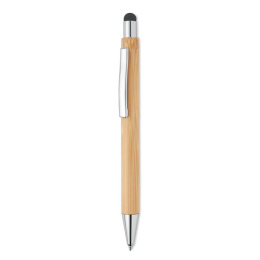 Długopis bambusowy touchpen z nadrukiem