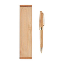 Długopis drewniany prezentowy z nadrukiem logo