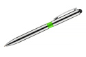 Długopis metalowy touchpen reklamowy zielony
