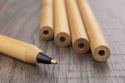 Długopisy reklamowe z bambusa z grawerem