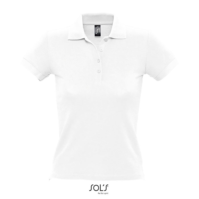 Koszulka Polo damska firmowa biała