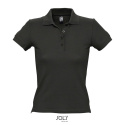 Koszulka Polo damska reklamowa czarna