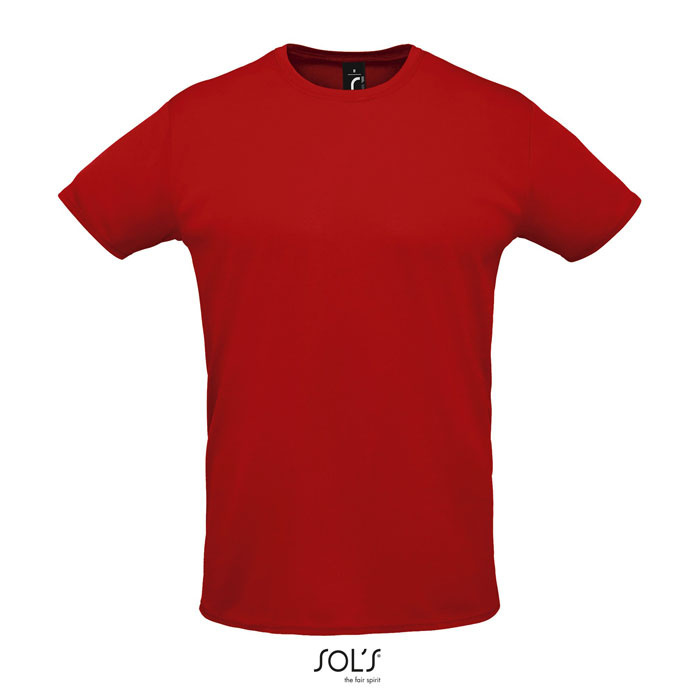 Koszulka z poliestru - Czerwona