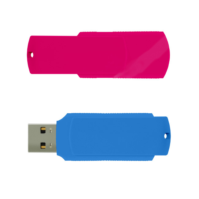 Pamięć USB obrotowa Twister z nadrukiem