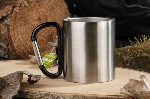 Kubek z karabińczykiem CAMPIC 200 ml