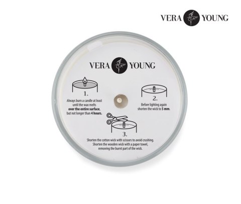 Świeca sojowa 170g - Lemongrass & Ginger - VERA YOUNG