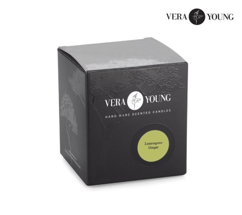 Świeca sojowa 170g - Lemongrass & Ginger - VERA YOUNG