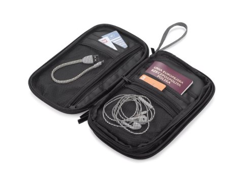 Organizer podróżny rPET CHILLGO, RFID