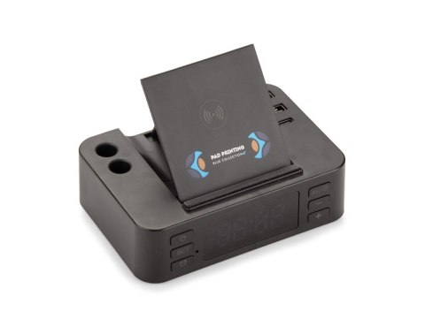 Budzik z ładowarką indukcyjną CLOCKI