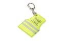 Brelok kamizelka odblaskowa z nadrukiem logo