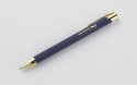 Długopis soft touch z grawerowanym złotym logo