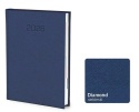 Kalendarz książkowy Diamond z logo niebieski
