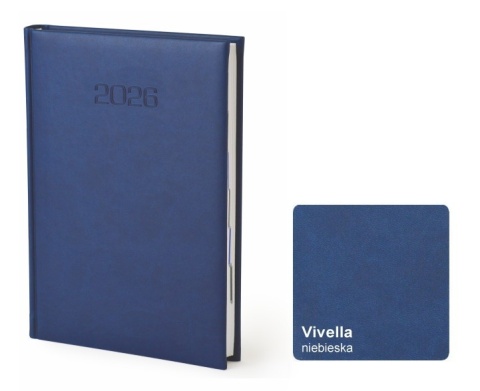 Kalendarze książkowe Vivella z logo niebieskie Kalendarze książkowe Vivella z logo niebieskie