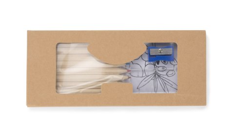 Kredki z kolorowanką DECOR